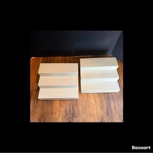 Set of 2 White 3 Tier Shelf Organizer Spice Rack 9” x 7.75” x 4.5” Kitchen